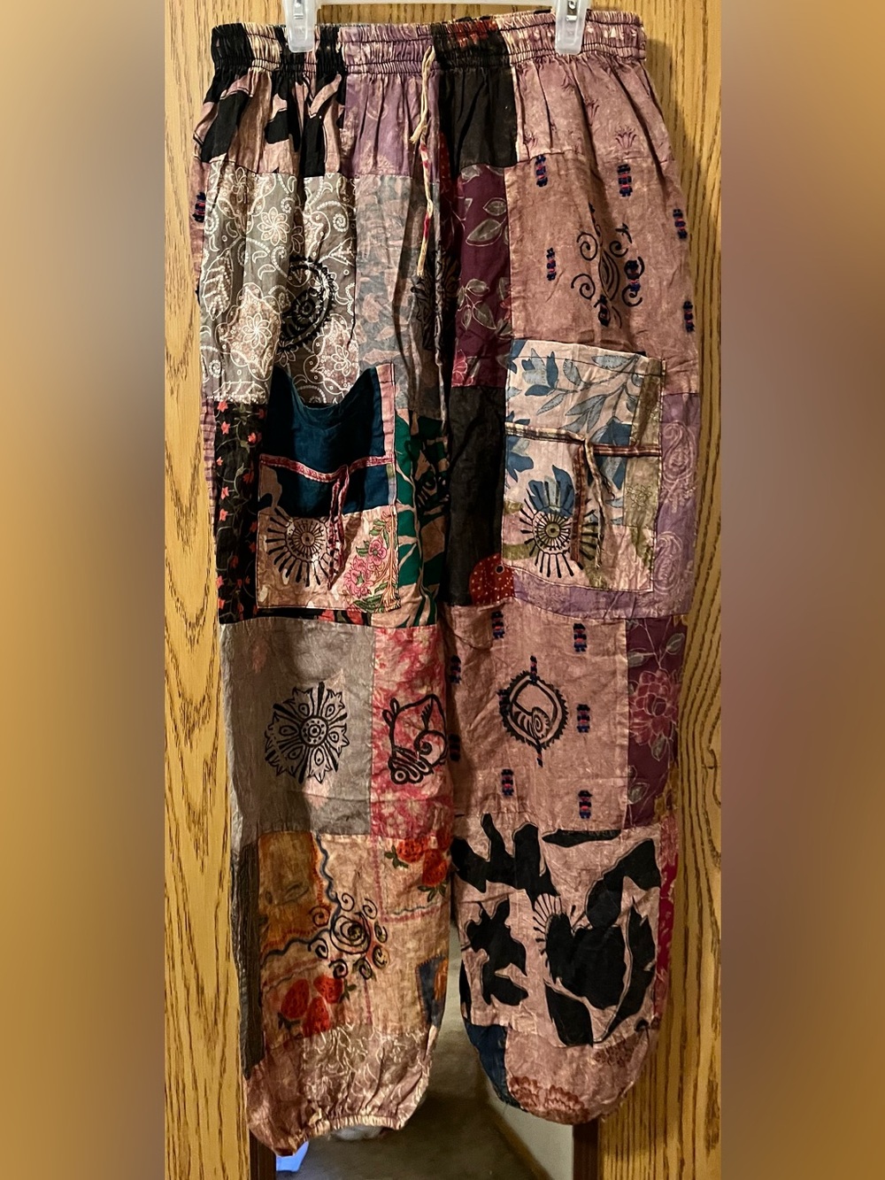 Boho cotton joggers